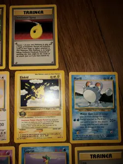 Dark Dugtrio/Snorkax/Elekid/Marill/2Mew/Lapras/7Trainer Cards Set Pokemon Cards - Image 5