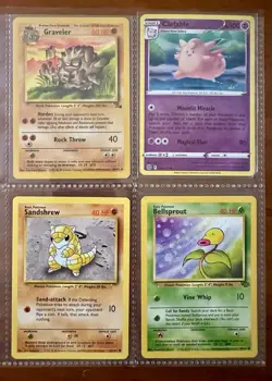 36 Card Pokemon Vintage/Holo Lot- Base Fossil & Jungle. Pics Of 9 Binder Pages - Image 2
