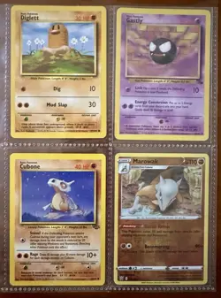 36 Card Pokemon Vintage/Holo Lot- Base Fossil & Jungle. Pics Of 9 Binder Pages - Image 3