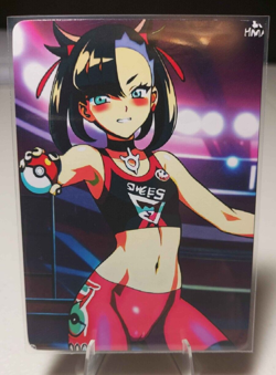 Marnie Full Art Goddess Story Pokemon Waifu Trading Card - Image 1
