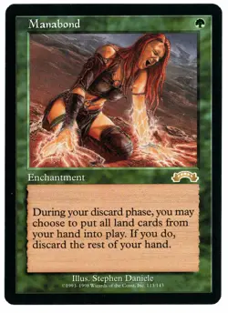 MANABOND [EXO - EXODUS] - MTG VINTAGE CARD [EXCELLENT] - Image 1