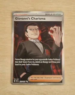 Giovanni's Charisma 197/165 Trainer Pokemon Card - Image 1