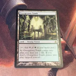 Overgrown Tomb X1 Mtg Ravnica City Of Guilds Nm - Image 1