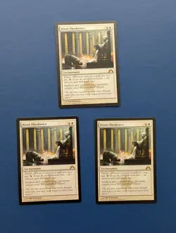 MTG Blind Obedience X3: Gatecrash #6 - NM-MT - Image 1