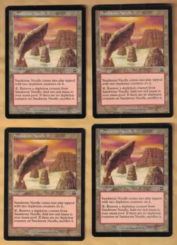 4x Sandstone Needle (Mercadian Masques, Common, English, 1999) MTG 4 - Image 1