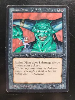 Juzam Djinn Magic: the Gathering x1 Arabian Nights Lightly Played English - Image 1