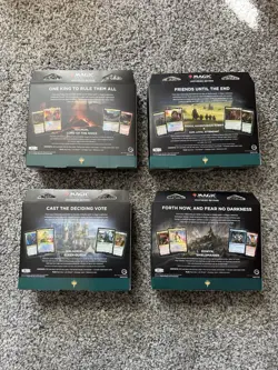 WOTC MTG LoTR Tales of Middle-Earth Commander Box - Set Of 4 195166205052 - Image 3