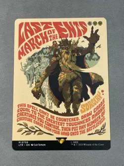 MTG English Last March of the Ents (Borderless Poster) NM Normal - Image 1