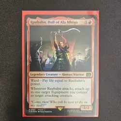 Raubahn, Bull of Ala Mhigo - Foil - NM - Universes Beyond: Final Fantasy - MTG - Image 1
