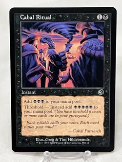 Cabal Ritual Torment Regular ~LP~ Magic The Gathering MTG - Image 1