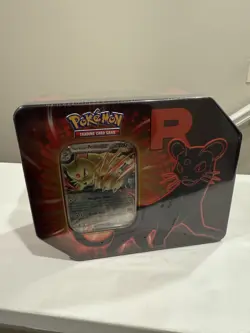 Pokemon TCG Destined Rivals Team Rocket Tin Set of 3 New/Sealed - Image 2