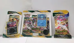 Pokemon TCG Evolving Skies Sword and Shield Booster Packs Lot of 3 Sealed - Image 1