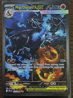 Mega Charizard X ex SIR 125/094 - Phantasmal Flames Pokemon TCG Mint + Others - Image 1