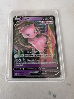 Pokemon TCG Mew V Fusion Strike 113/264 Holo Ultra Rare - Image 1