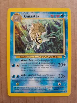 Pokemon Omastar 58/110 Legendary Collection Near-Mint See Pictures - Image 1