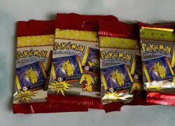 1999 Pokemon Action Flipz Premier Edition Sealed (8 Packs) - Image 2
