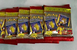 1999 Pokemon Action Flipz Premier Edition Sealed (8 Packs) - Image 3