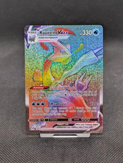 Pokemon TCG Kyurem VMAX 197/196 Secret Rare Rainbow NM/M - Image 1
