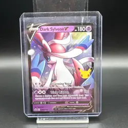 POKEMON TCG DARK SYLVEON V SWSH134 HOLO NM BLACK STAR PROMO CELEBRATIONS - Image 1