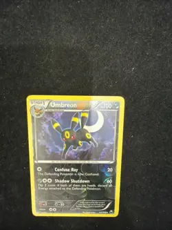 Pokemon Umbreon 61/108 Reverse Holo Dark Explorers LP - Image 2