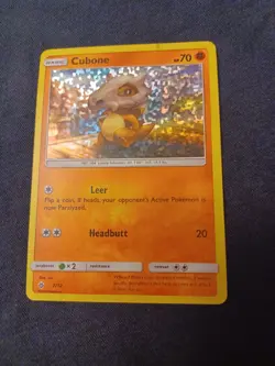 Pokemon Cubone 007/012 McDonald's 2018 Holo LP - Image 1