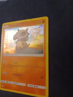 Pokemon Cubone 007/012 McDonald's 2018 Holo LP - Image 2
