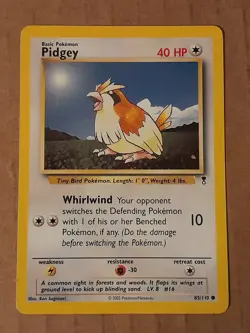 Pokemon Pidgey 85/110 Legendary Collection LP-NM See Pictures - Image 1