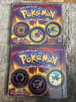 Pokemon Battling Coin Game Hitmonchan Voltorb Electabuzz Arbok Mr Mime Magneton - Image 1