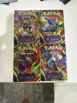 4x Pokemon Mega Evolution Phantasmal Flames Trainer Tips Art Cards full Set!! - Image 1