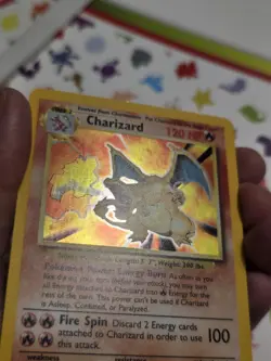 Pokemon TCG Charizard Base Set Holo Rare Card 4/102 Ungraded - Image 3
