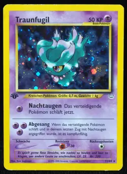 GERMAN 1st Edition Misdreavus 11/64 Neo Revelation LP Pokemon Card - Image 1