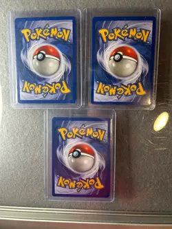 Vintage Holo Rare Pokemon 3 Card Lot WOTC Era 1999 -MP Legendary Collection - Image 2