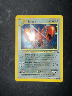Pokemon TCG Scizor Neo Discovery 10/75 Holo Unlimited Rare Card LP-MP - Image 2