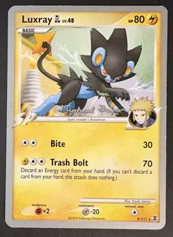 Luxray Gl 9/111 World Championships 2009 Pokemon Card HP - Image 1