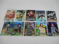 NARUTO & UNION ARENA LOT OF 10 CARDS PRE-OWNED GOOD CONDITION - Image 1