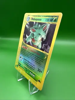 Pokemon TCG Nidoqueen Skyridge Reverse Holo Rare Card 22/144 Near Mint Vintage - Image 3