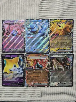 JUMBO Pokemon Oversized 6 Card Lot Mewtwo, Blastoise, Zapdos, Zacian, Jirachi - Image 1