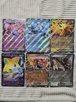 JUMBO Pokemon Oversized 6 Card Lot Mewtwo, Blastoise, Zapdos, Zacian, Jirachi - Image 3