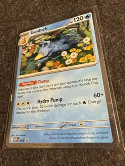 Golduck MEP 008 Cosmos Holo Black Star Promo Pokemon Card - Image 2