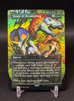 ?? Finale of Devastation - Borderless FOIL - MTG Commander Masters CMM - NM - Image 1