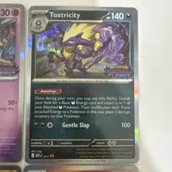 4x POKEMON PHANTASMAL FLAMES STAMPED PRERELEASE PROMO CARDS, full set! - Image 3