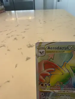 Aerodactyl VSTAR 199/196 Lost Origin Rainbow Secret Rare Pokemon TCG Card - Image 2