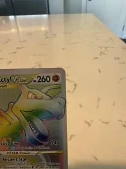 Aerodactyl VSTAR 199/196 Lost Origin Rainbow Secret Rare Pokemon TCG Card - Image 3