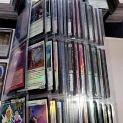 16 Pages of FOILS Cards Collection in Binder. And 1,000+ Magic Cards=Bulk & Fun - Image 5