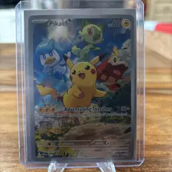 Pokemon Scarlet & Violet Paldea Evolved Pikachu #27 SVP en Pikachu Promo Card - Image 1