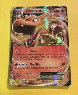 Pokemon TCG Charizard EX Flashfire Holo Ultra Rare Card 11/106 - Image 1