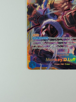 One Piece Card Monkey.D.Luffy (118) OP11-118 A Fist of Divine Speed Foil US - Image 5