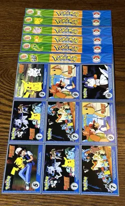 Near Complete Set (See Description) 1999 Pokemon Cards Uncut Sheets Burger King - Image 3