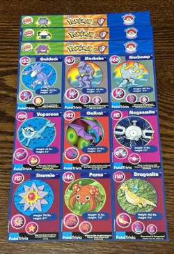 Near Complete Set (See Description) 1999 Pokemon Cards Uncut Sheets Burger King - Image 5