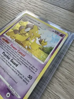 Pokemon 2007 Diamond & Pearl Mysterious Treasures 2/123 Alakazam Holo Rare LP - Image 4